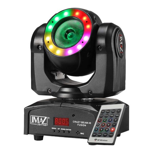2x JMAZ Lighting JZ3006 Crazy Beam 40 Fusion Heads with Bag