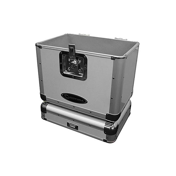 Odyssey KLP2SIL Stacking Record / Utility Krom Case In Silver For