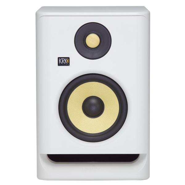 2) KRK RP5 ROKIT G4 Monitors with Yellow Cables | IDJNOW
