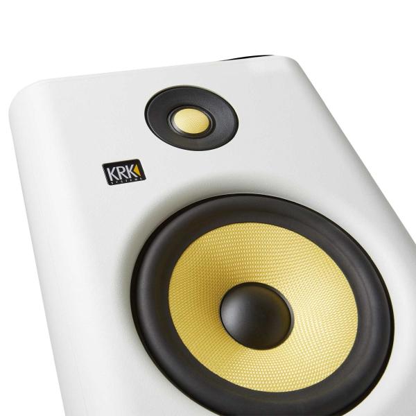 KRK RP8 ROKIT G4 Bi-amp Monitor - White Noise | IDJNOW