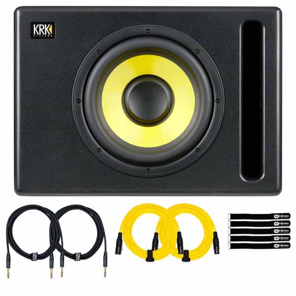 KRK S10 Generation 4 10" Active Studio Subwoofer with Cables