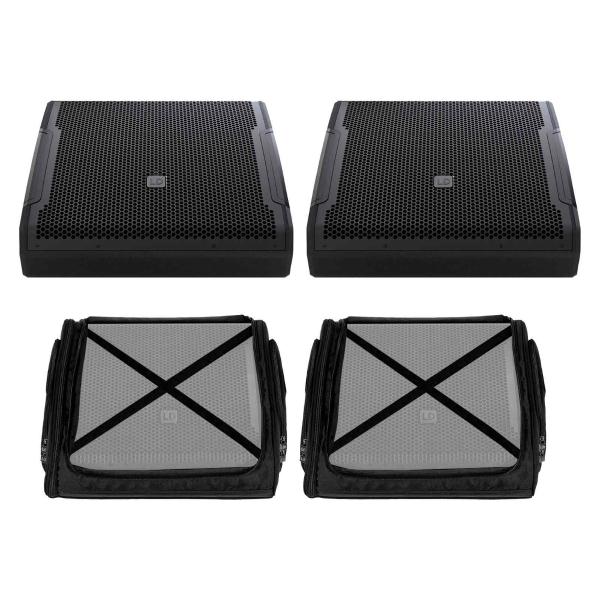 LD Systems MON 15 A G3 15" Coaxial Stage Monitor 2-Pack with Covers