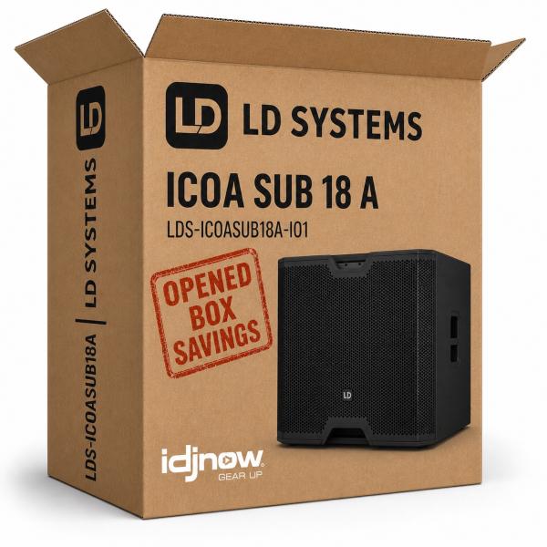 LD Systems ICOA SUB 18 A Subwoofer - Open Box Mint | IDJNOW