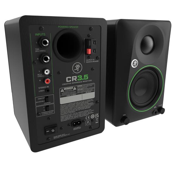 2) Mackie CR3.5 Multimedia Monitors with Stands | IDJNOW