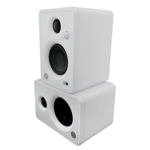 Mackie White CR3-X Monitors with Monitor Stands | IDJNOW Mackie White CR3-X Monitors with Monitor Stands | IDJNOW