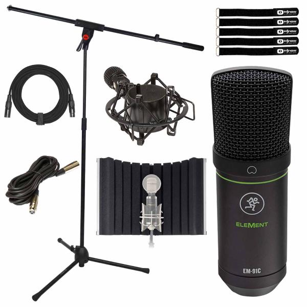 Mackie EM-91C Large-Diaphragm Condenser Mic with Isolation Shield