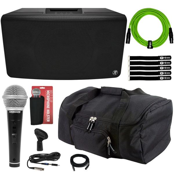 Mackie FreePlay LIVE 150W Bluetooth Personal PA Speaker with Microphone & Case Package