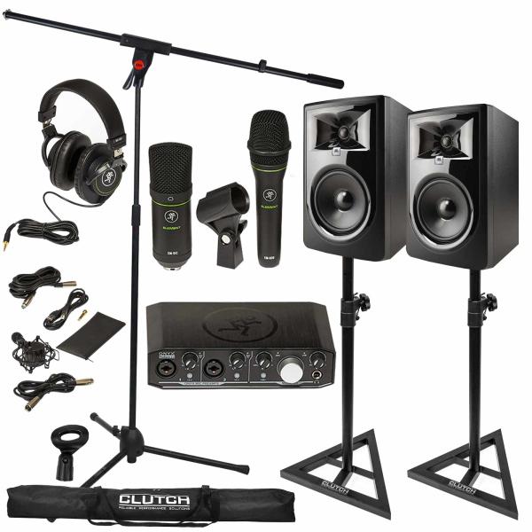 Mackie Producer Bundle Recording Bundle with JBL Professional 306P MkII Powered 6" Monitors Package
