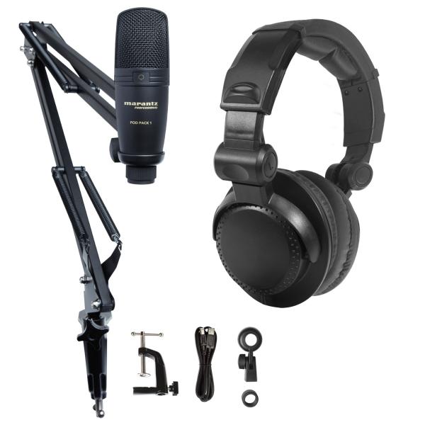 Marantz Professional Pod Pack 1 USB Microphone with Headphones