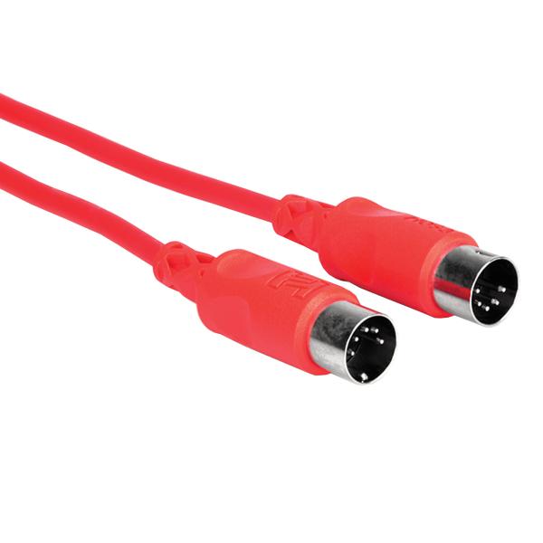Hosa MID-305RD 5 FT MIDI 5-pin Interconnect Cable (Red)