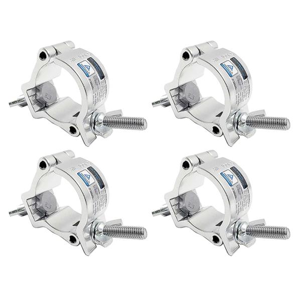 (4) Global Truss MINI 360 1.5 Light Duty Clamps for 40mm Tubing