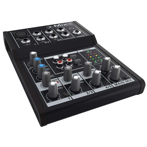 Mackie Mix5 5-Channel Mixer with Green Cable | IDJNOW