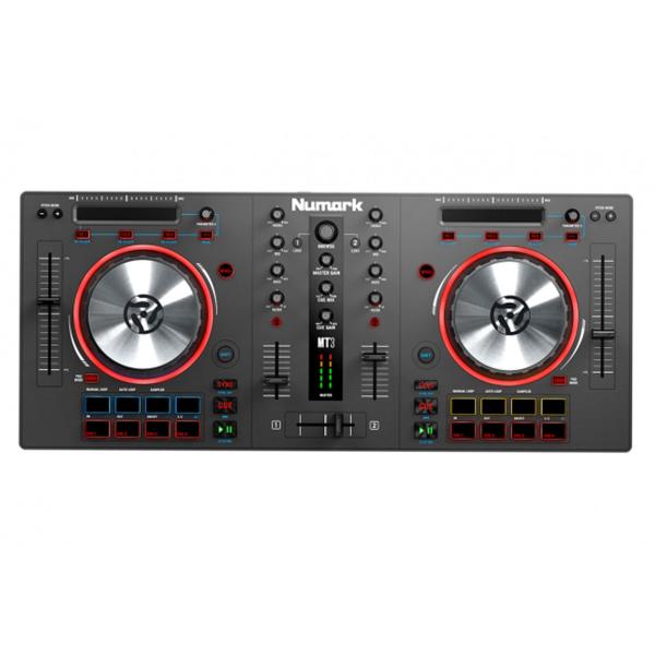 Numark MixTrack III All-In-One Controller Solution for Virtual DJ Top View