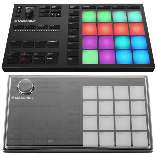 Native Instruments Maschine Mikro MK3 Groove Production Studio with Decksaver Cover Package