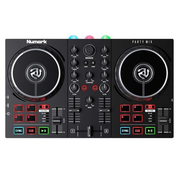Numark PARTY MIX DJコントローラー Numark Party Mix II with 15