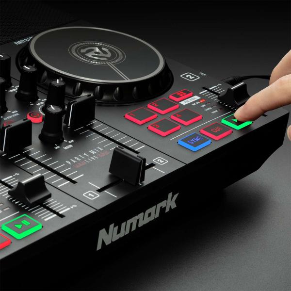 PartyMix Live with Light Show & Speakers by Numark | IDJNOW
