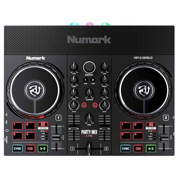 WJ1031 Numark Party Mix DJコントローラー PartyMix Live with Light Show & Speakers by Numark | IDJNOW