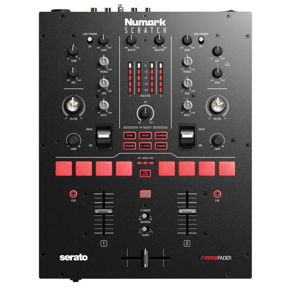 Numark Scratch 2-channel 24-bit Mixer with 10