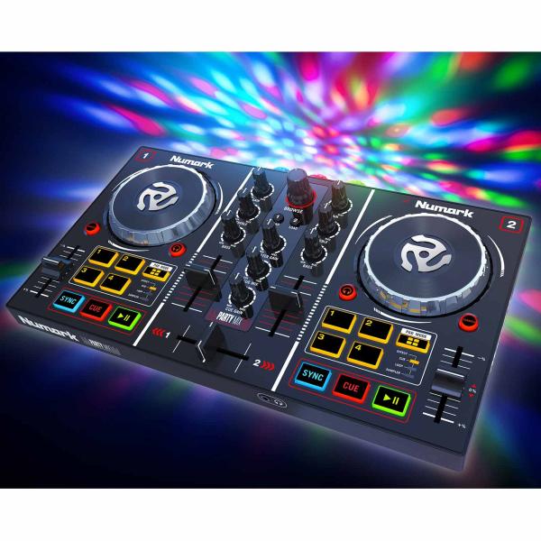 Numark Party Mix DJ Controller with Built-in Lightshow