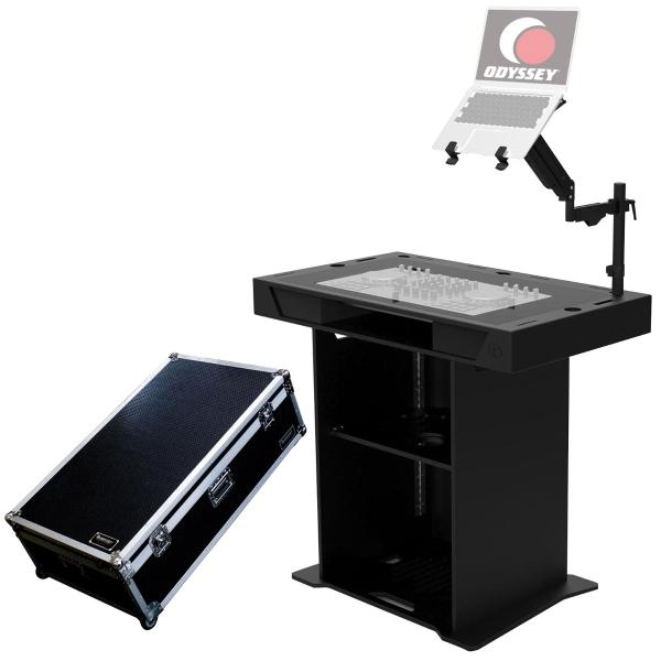 Odyssey DJSTUDIO-B DJ Studio Podium 37.5" in Black