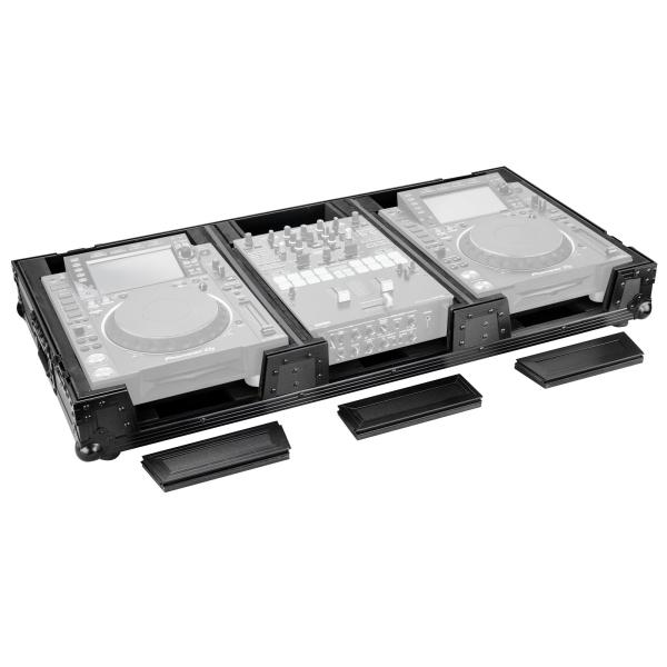 Odyssey FZ10CDJWXDBL Black Label Universal CD/Digital Media Player DJ Coffin with Wheels