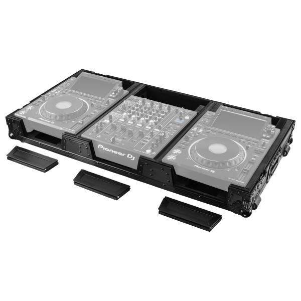 Odyssey FZ12CDJWXD2BL Extra Deep Black DJ Coffin Case
