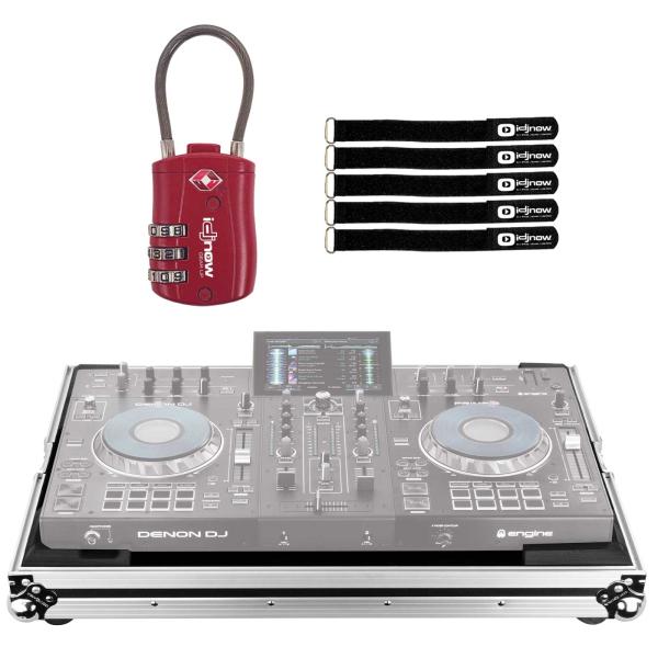 Odyssey FZDNPRIME2 Denon Prime 2 Flight Case with Red TSA Lock