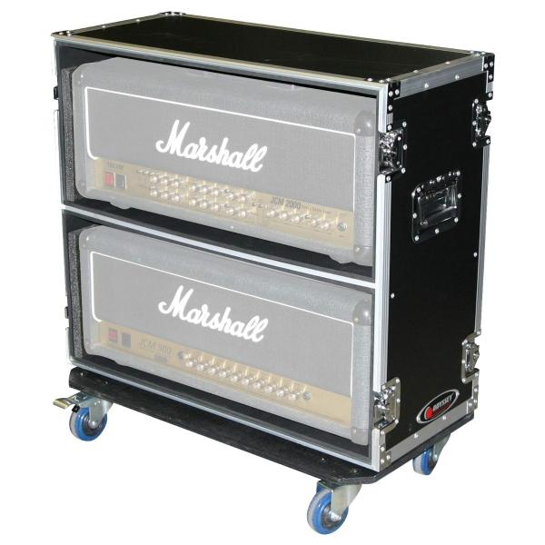 Odyssey FZGAMPHEAD2X2W Dual Amp Head Flight Case | IDJNOW