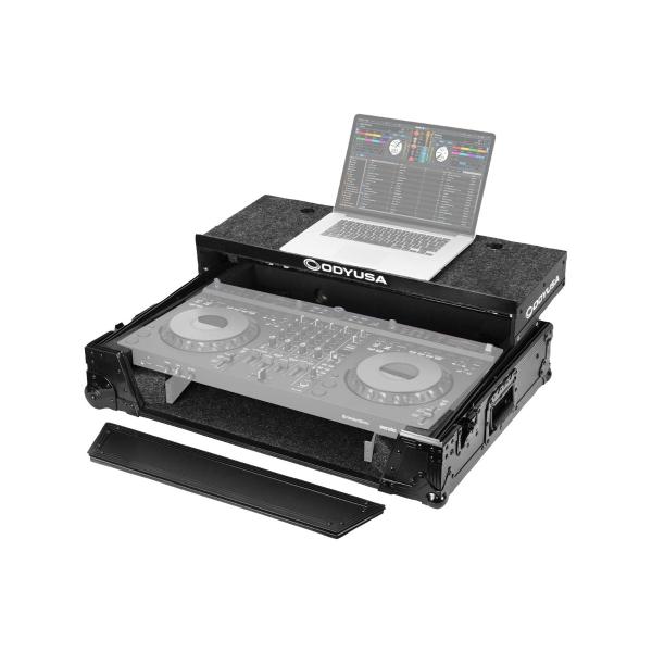 Odyssey FZGSDDJGRV6BL1UCW 1U Black DDJ-GRV6 Case with Wheels