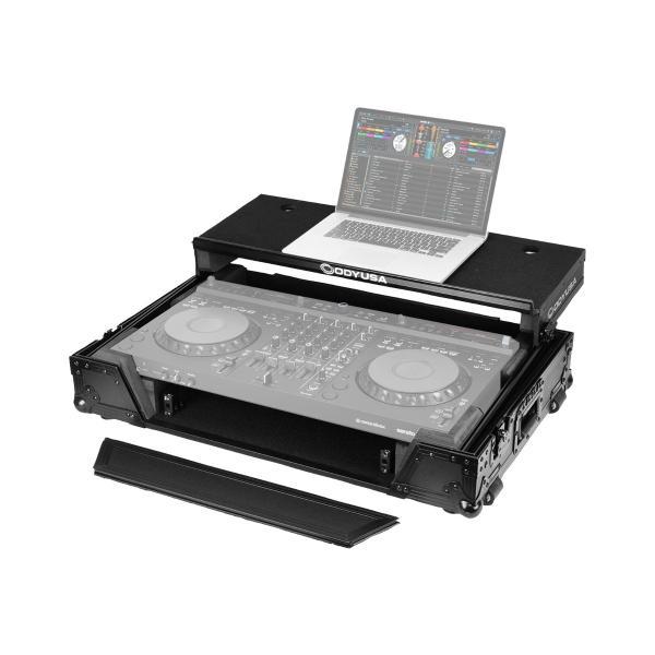 Odyssey FZGSDDJGRV6W1BL 1U Case in Black for DDJ-GRV6 with Platform