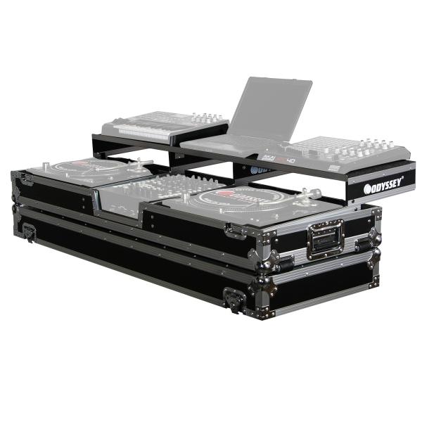 Odyssey FZGSPDJ12W Universal 12" DJ Mixer and Turntables Coffin Case
