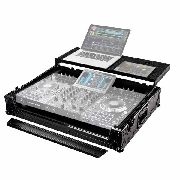Odyssey FZGSPRIME4BL Black Label Glide Style Series Denon Prime 4 DJ Controller Case