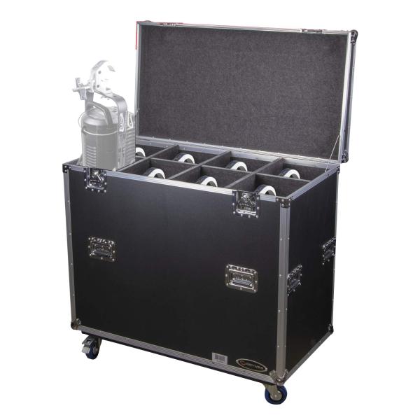 Odyssey FZLEKO8W Flight Zone Series Leko Lite Lighting Fixture Case with Wheels (Holds up to 8 Fixtures)