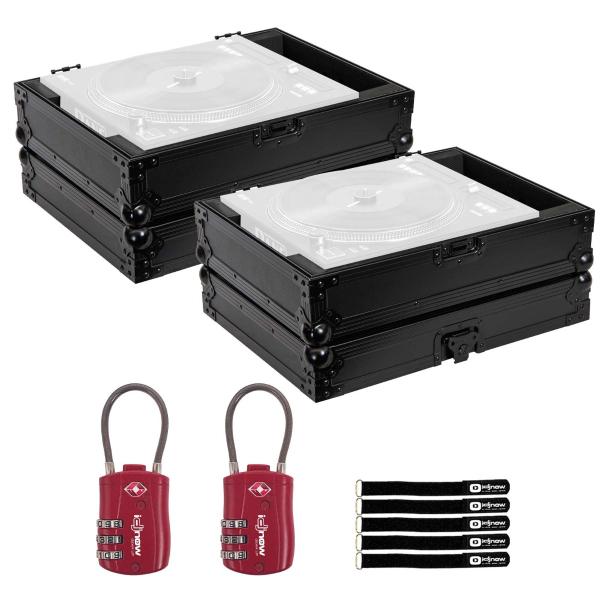 Odyssey FZRANE12BL Black Rane Twelve Cases Pair with TSA Locks