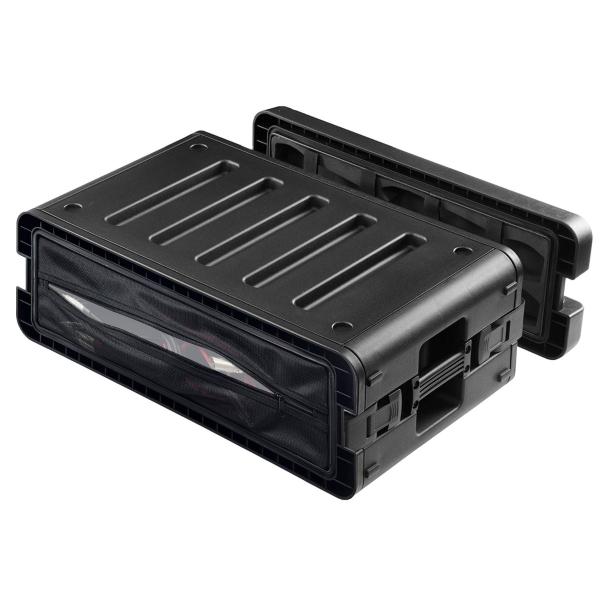 Odyssey VR3XSMIC4ZP Watertight 3U XS Rack Case with 4 Mic Compartments Main