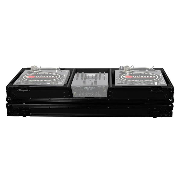 Odyssey FZBM10WBL Black Coffin Case for Mixer and Turntables