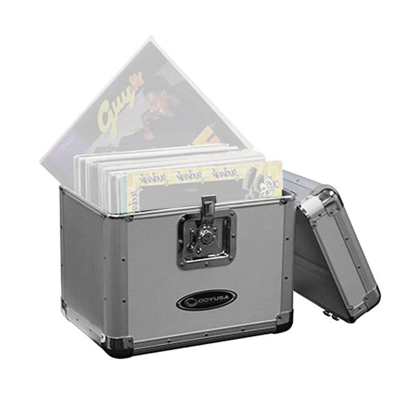 Odyssey KLP2SIL Stacking Record / Utility Krom Case In Silver For