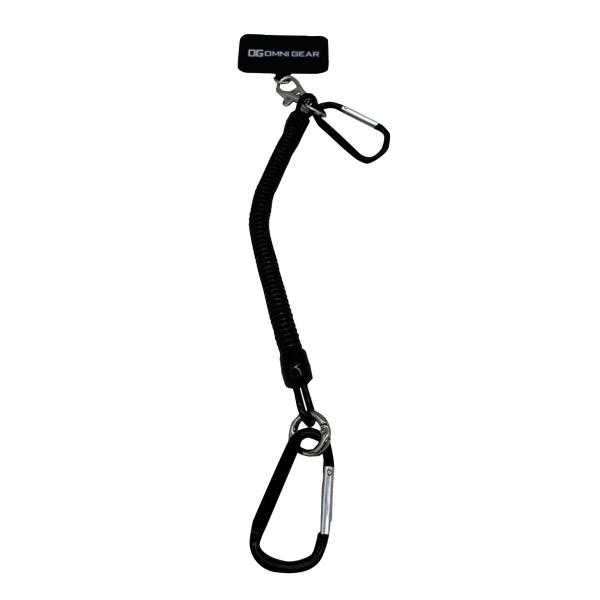 OmniGear OGDS120B Drop Stop Mobile Phone Tether (Black)