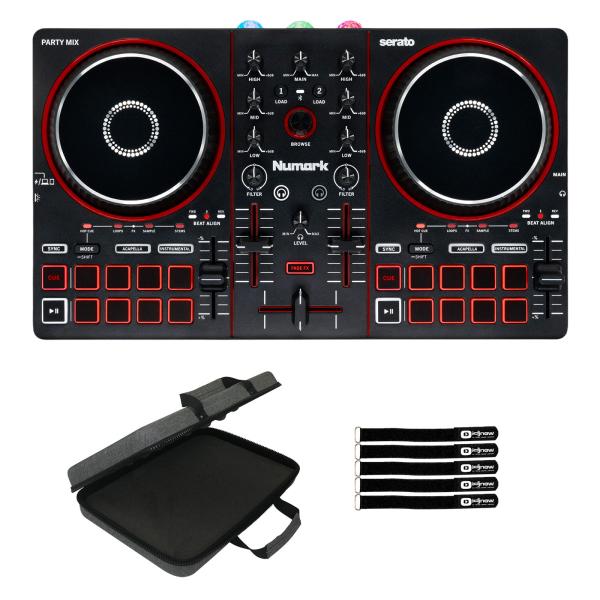 Numark Party Mix III DJ Controller with Case Package