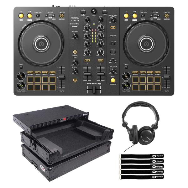 ddj-flx4 スピーカー、ヘッドフォン付き Pioneer DDJ-FLX4 with Black Case & Headphones | IDJNOW