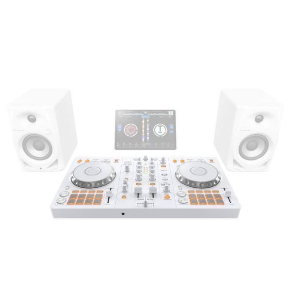 Pioneer DDJ-FLX4-W White Controller with DJ Headphones