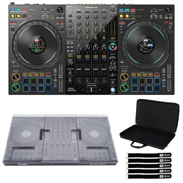 Pioneer DJ DDJ-FLX10 4-Channel Controller with Case & Cover