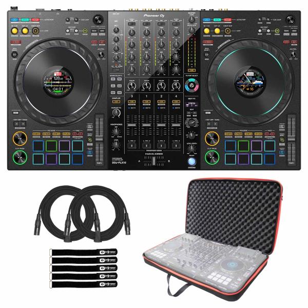 Pioneer DJ DDJ-FLX10 4-Channel DJ Controller with Soft Carrying Case