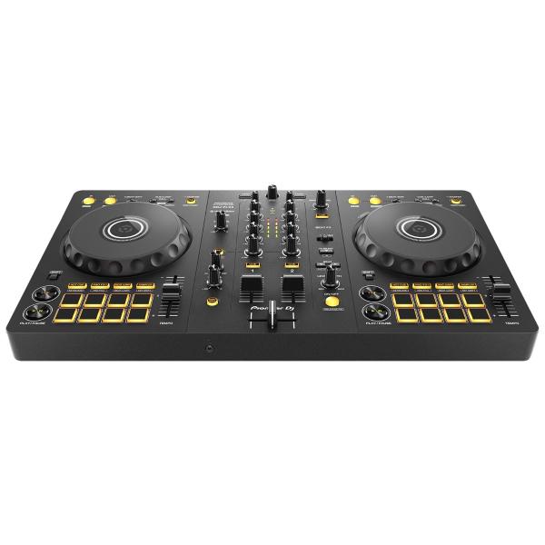 Pioneer DJ DDJ-FLX4 Controller with Laptop Stand | IDJNOW