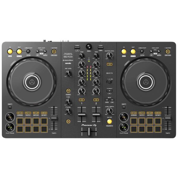 Pioneer DJ DDJ-FLX4 Controller with Laptop Stand | IDJNOW