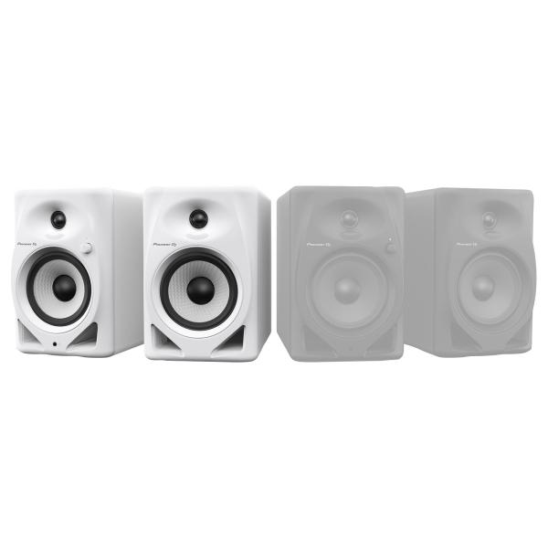 Pioneer DJ DM-50D-W Active White Monitor Speakers | IDJNOW