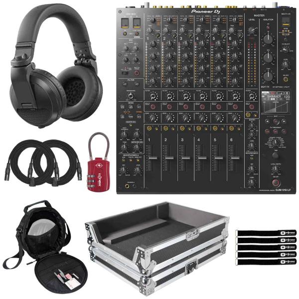 Pioneer DJ DJM-V10-LF DJ Mixer with Travel Case | IDJNOW