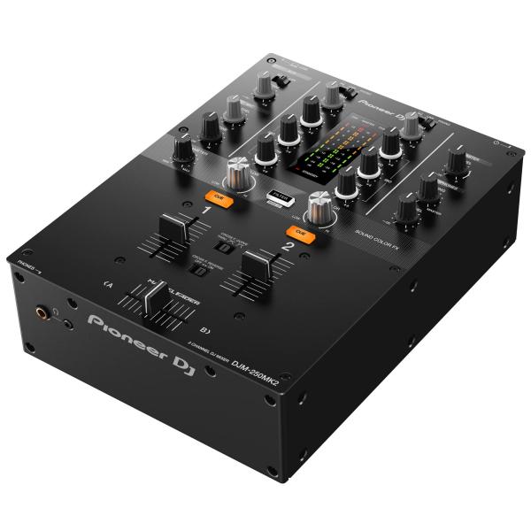 Pioneeer DJM-250MK2 2-Channel Mixer with (2) Pioneer XDJ-700