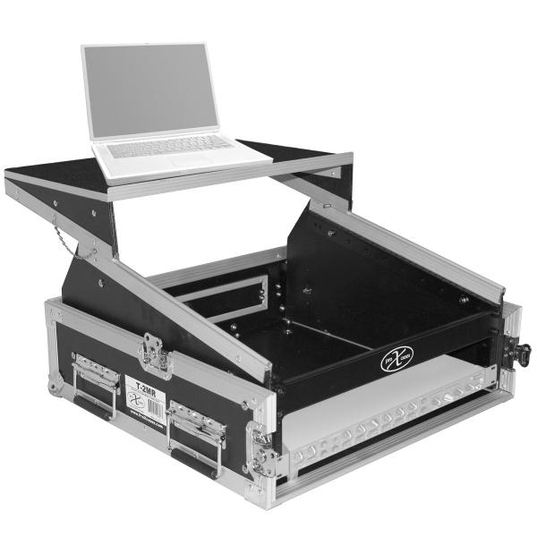 ProX 2U Rack x 10U Top Slant Mixer Combo Case | IDJNOW