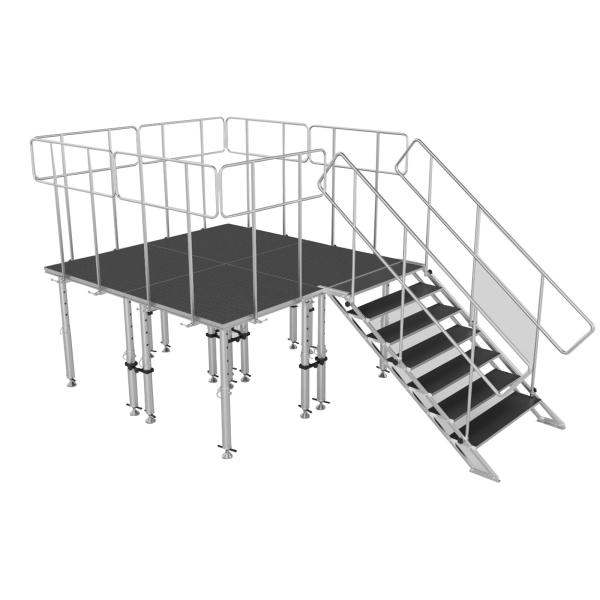 ProX 8' x 8' Portable Stage System with 44